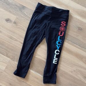SoulCycle x Lululemon Black 3/4 leggings